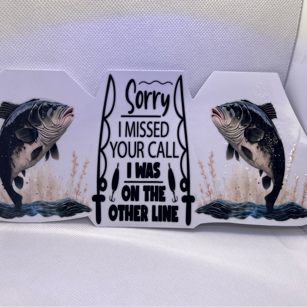 Fishing Themed Decorative Sign